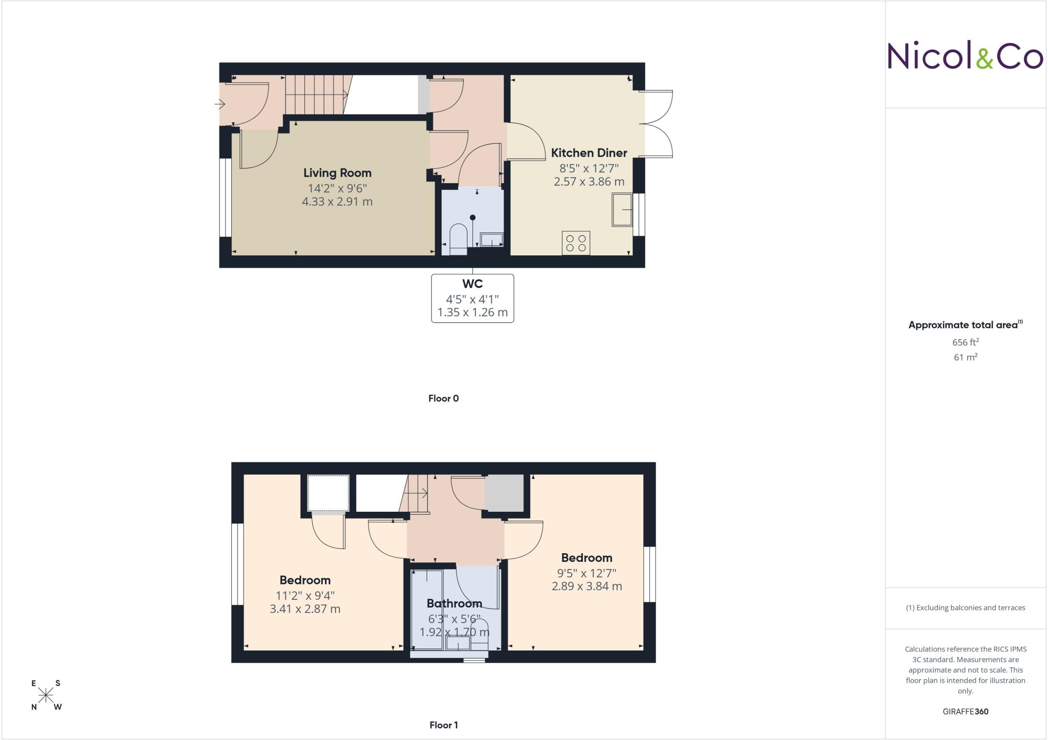 Lambert Lane, Whittington, Worcester, Worcestershire, WR5 floorplan