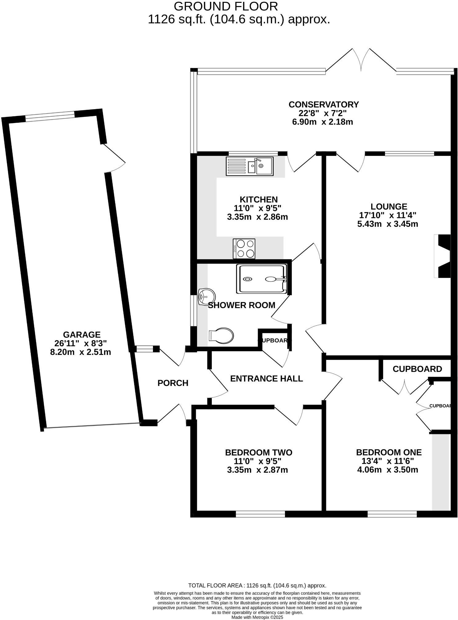 Dundee Close, Fareham floorplan