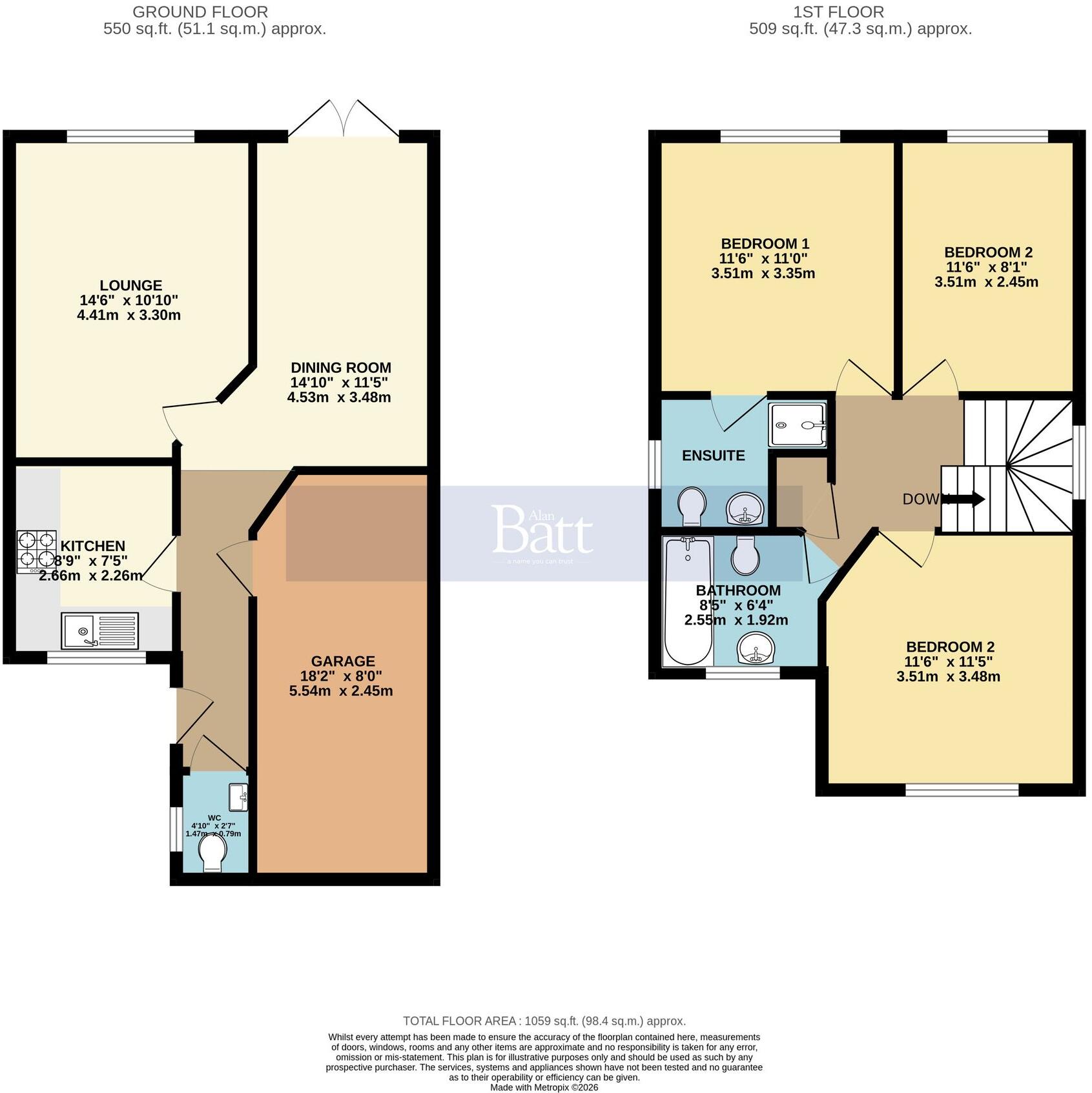 Buckland Drive, Wigan, WN5 floorplan
