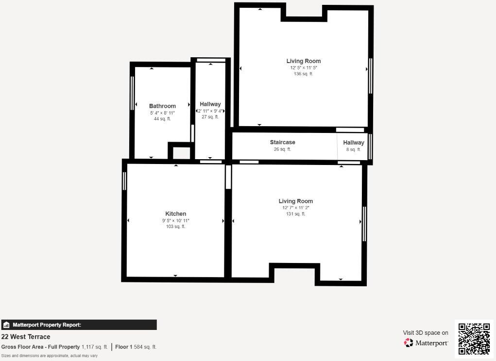 22 West Terrace, Stoke-on-Trent, ST6 6QZ floorplan
