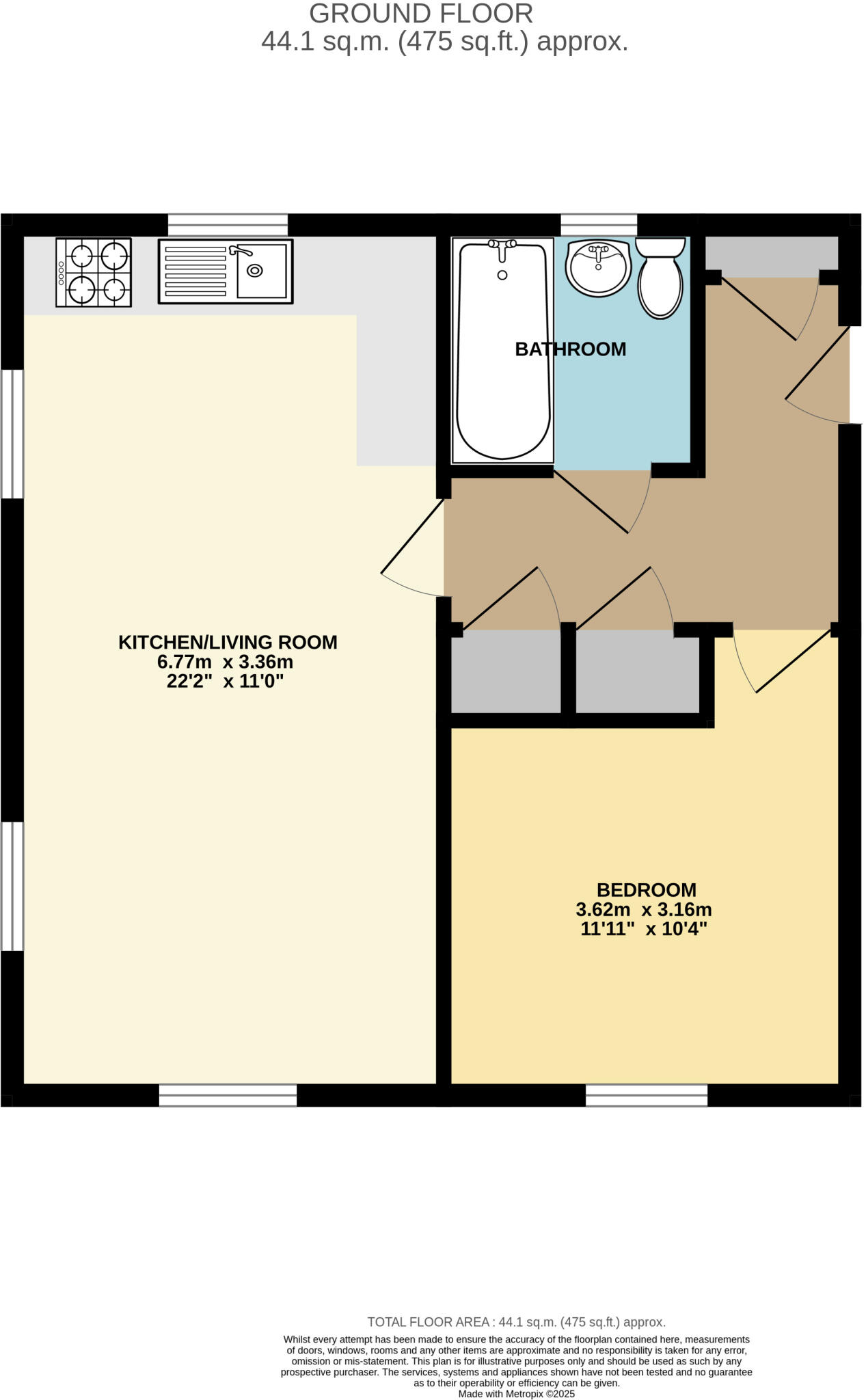 Santa Cruz Avenue, Bletchley, MK3 floorplan