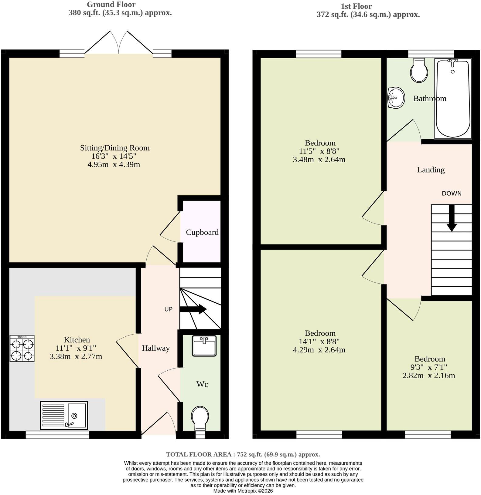 Mendham Lane, Harleston floorplan