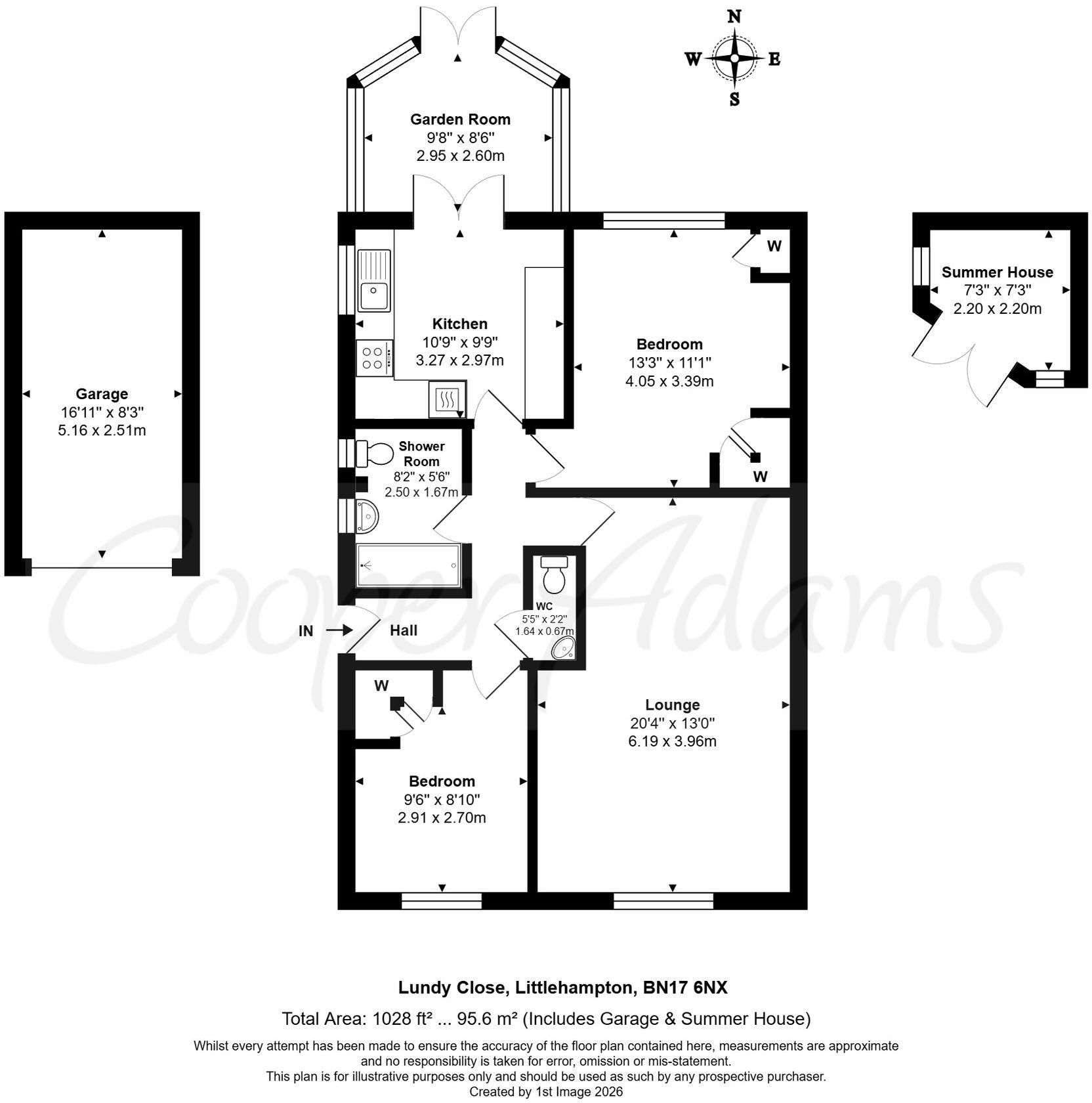 Lundy Close, Littlehampton, BN17 floorplan