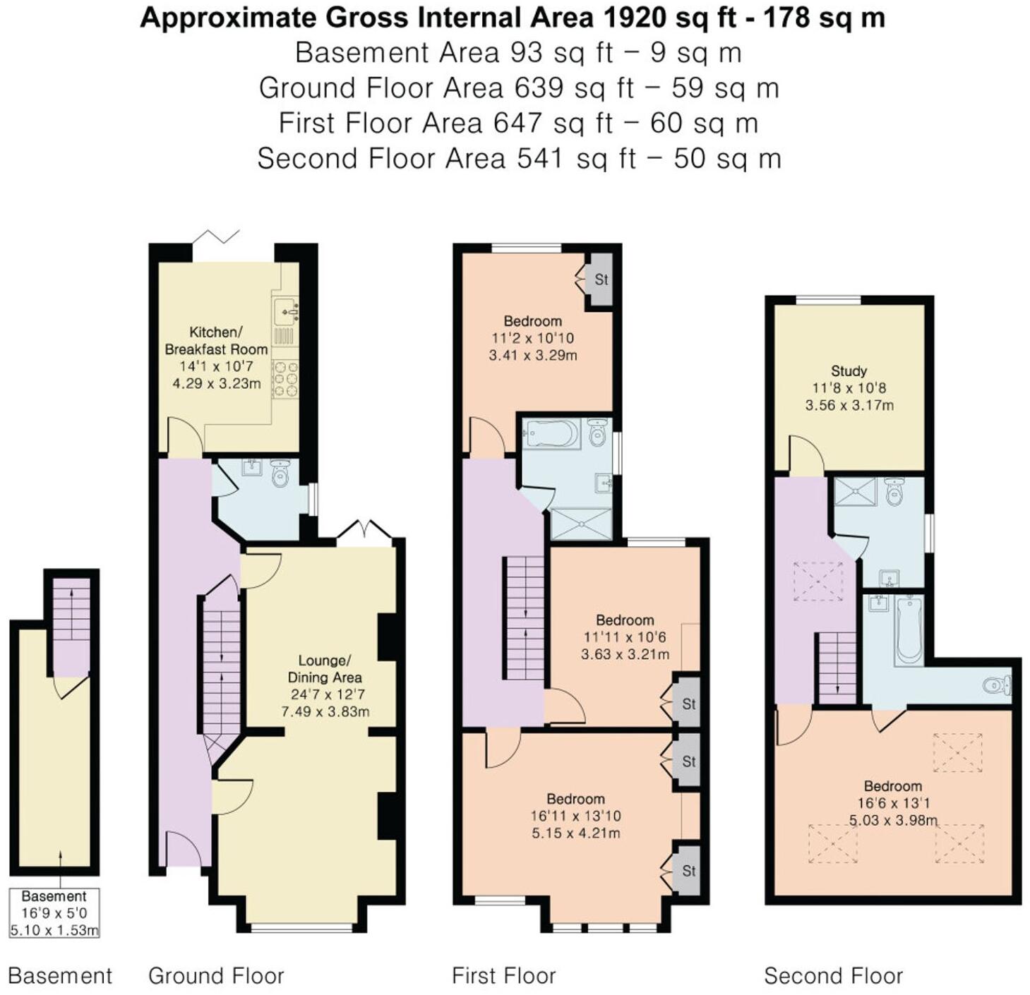 Kingscourt Road, London, SW16 floorplan