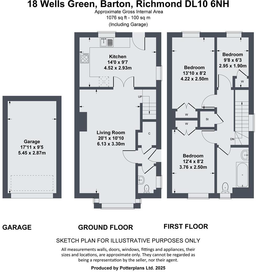 18 Wells Green, Barton, Richmond DL10 6NH floorplan