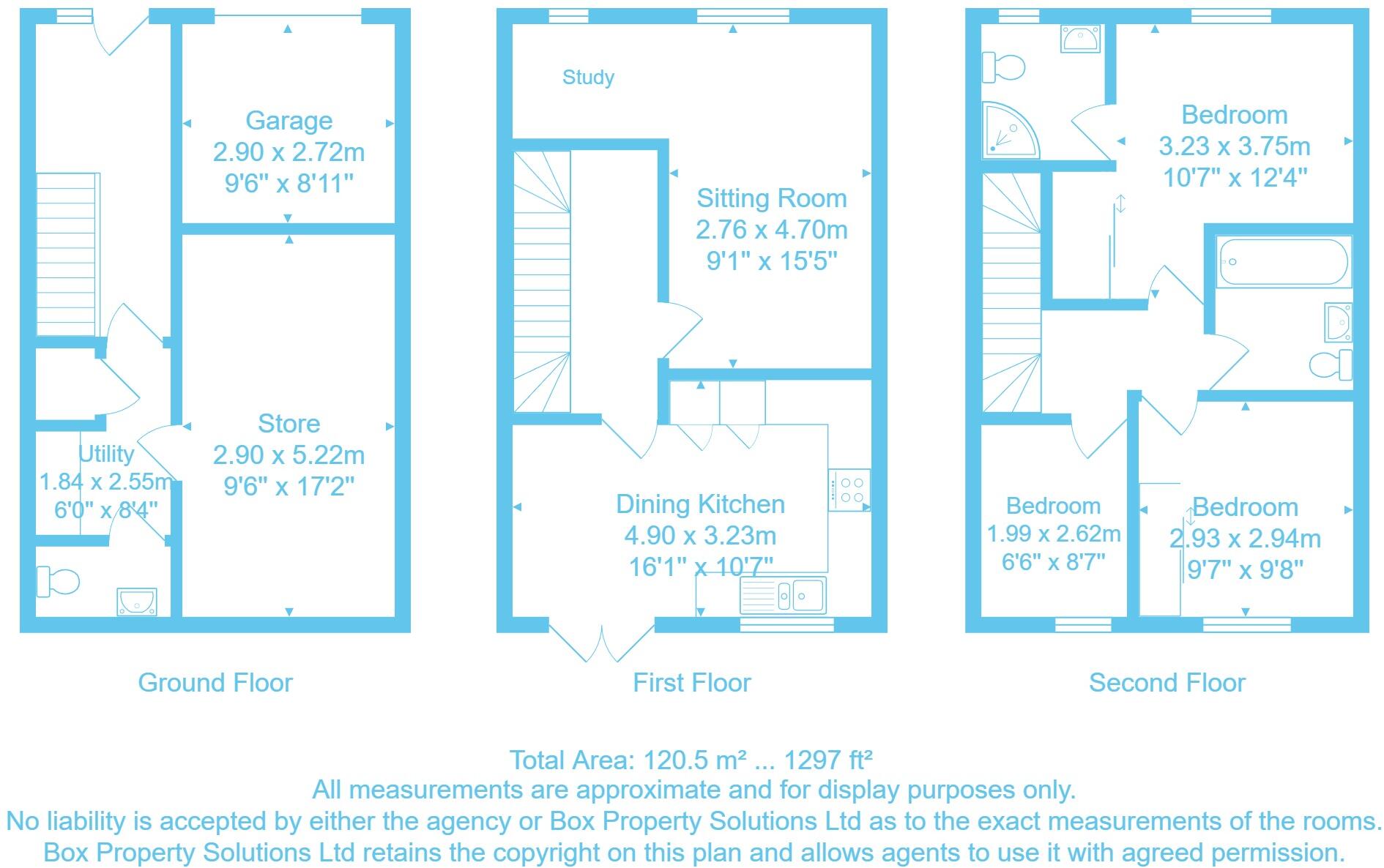 River View, Haworth, Keighley, West Yorkshire, BD22 floorplan