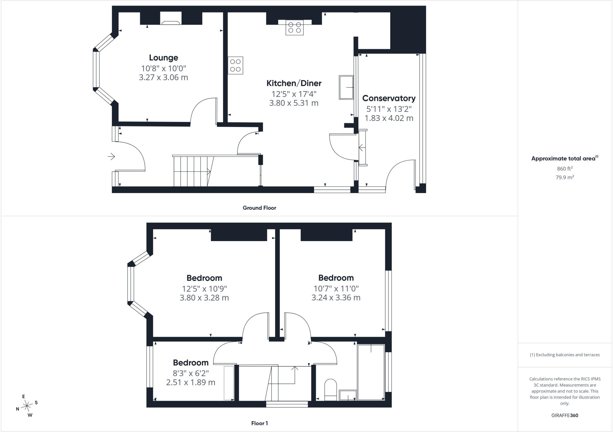 240, Barrack Road, Christchurch, Dorset, BH23 floorplan