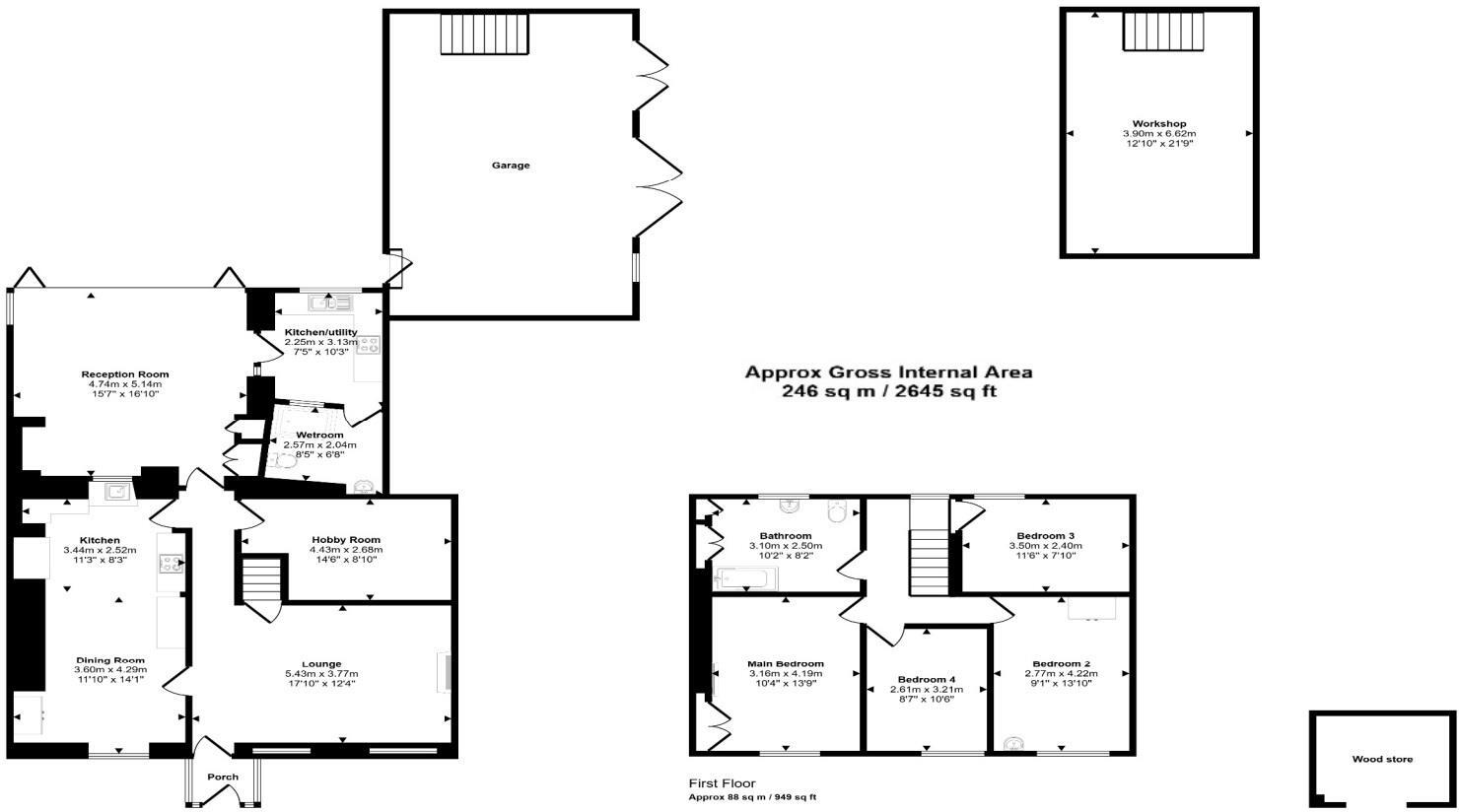 Drewsteignton, Exeter floorplan
