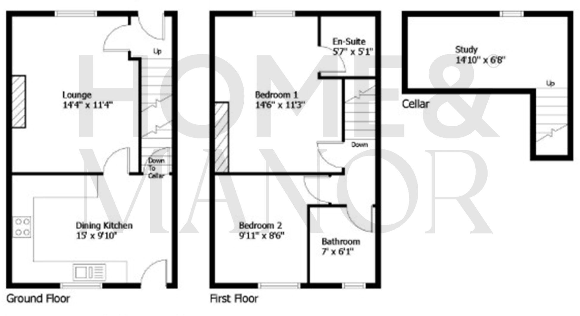 Hightown Lane, Holmfirth, HD9 floorplan