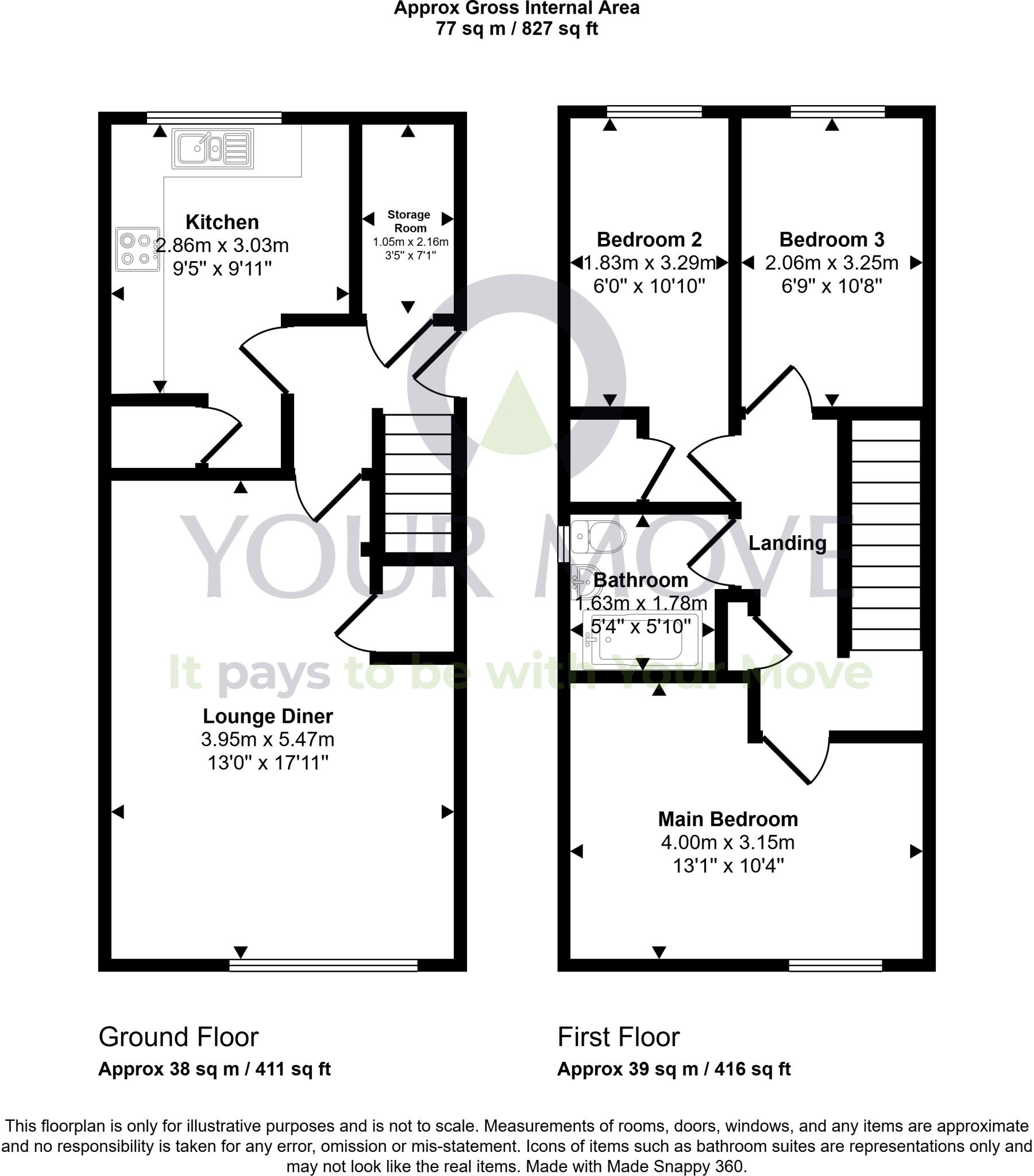 Skye Drive, Cumbernauld, Glasgow, G67 floorplan