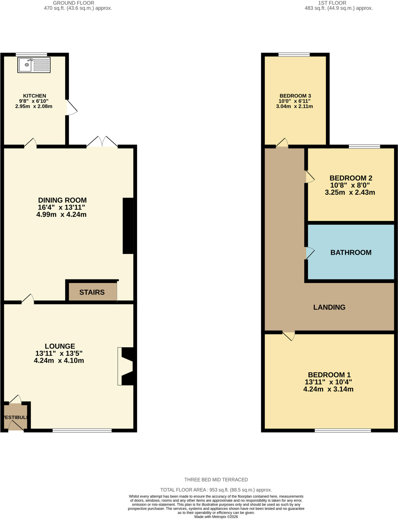 Church Road, Middleton, Manchester, Greater Manchester, M24 floorplan