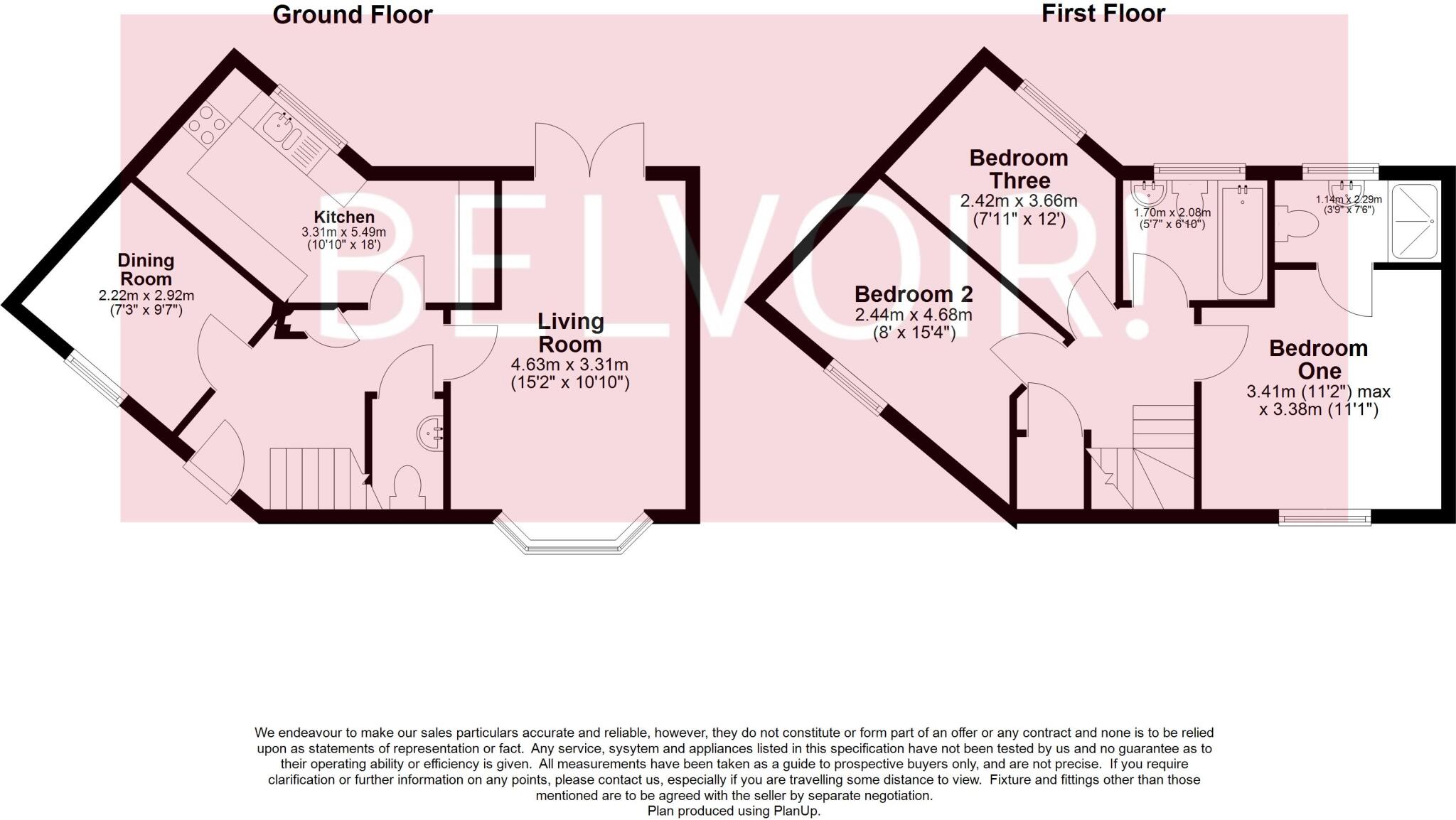 Chepstow Road, Oakley Vale, Corby, NN18 floorplan