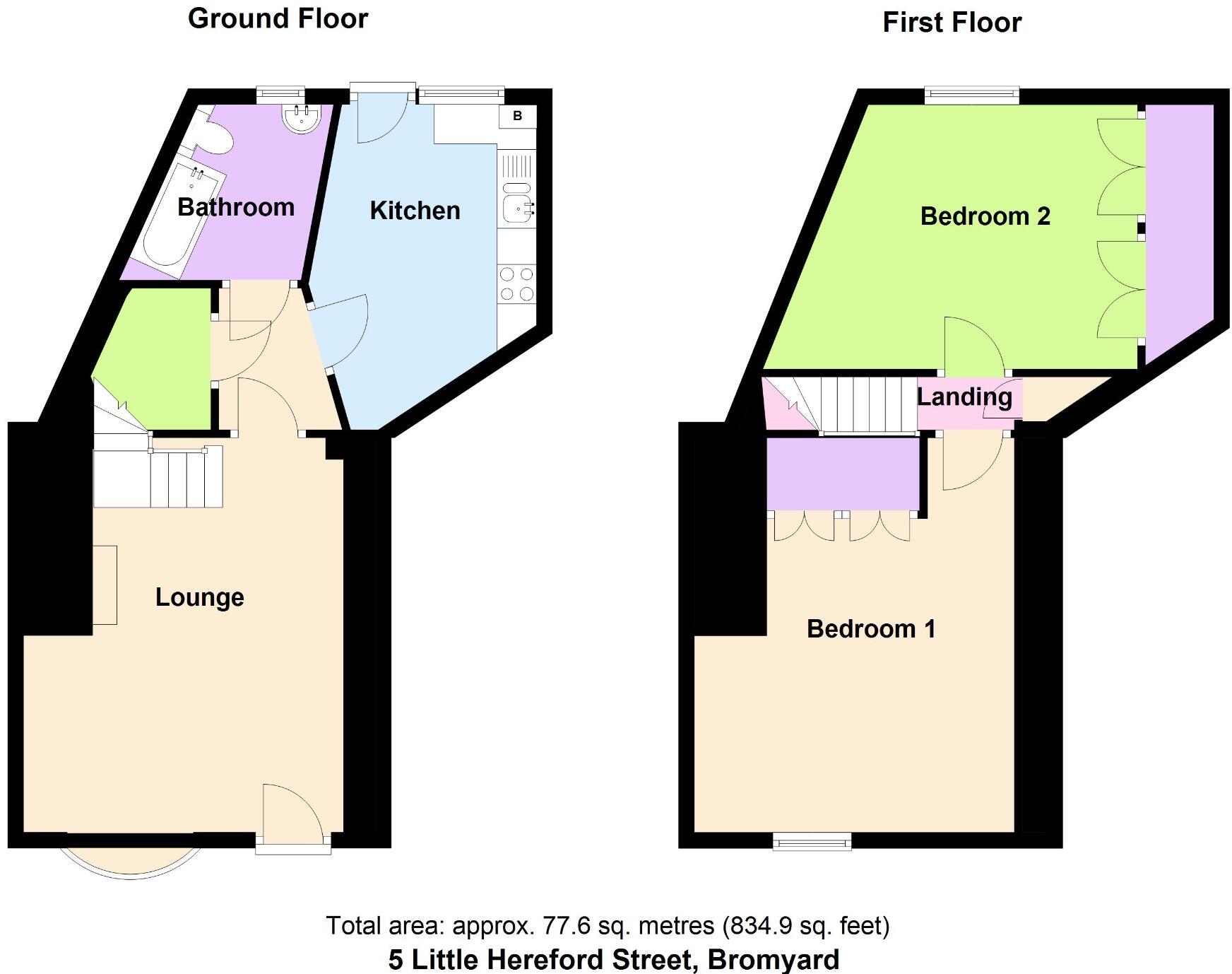 Little Hereford Street, Bromyard, Herefordshire, HR7 4DE floorplan