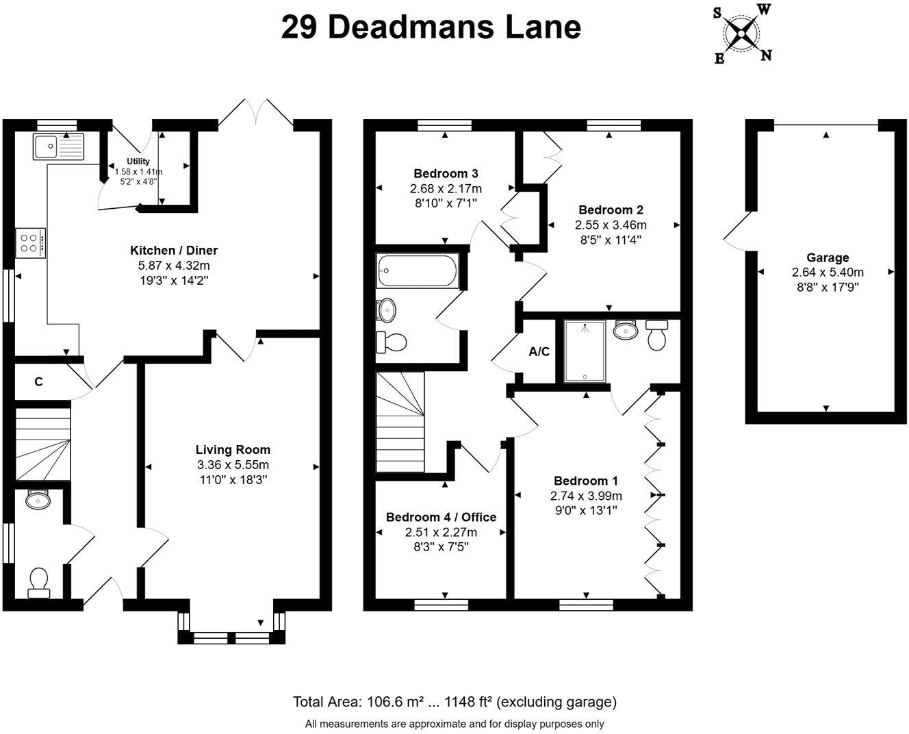 Deadmans Lane, Greenham, Thatcham, Berkshire, RG19 floorplan