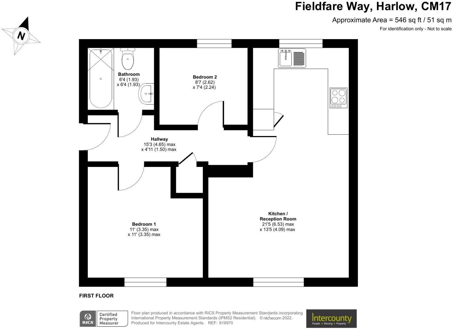 Fieldfare Way, Harlow, Essex, CM17 floorplan