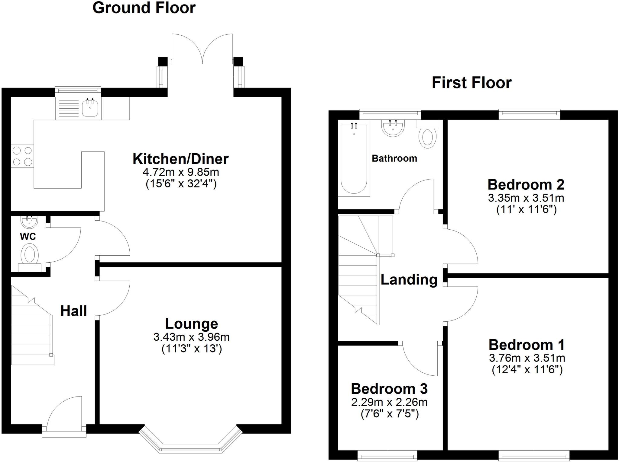 Ewesley Road, Sunderland, Tyne and Wear, SR4 floorplan