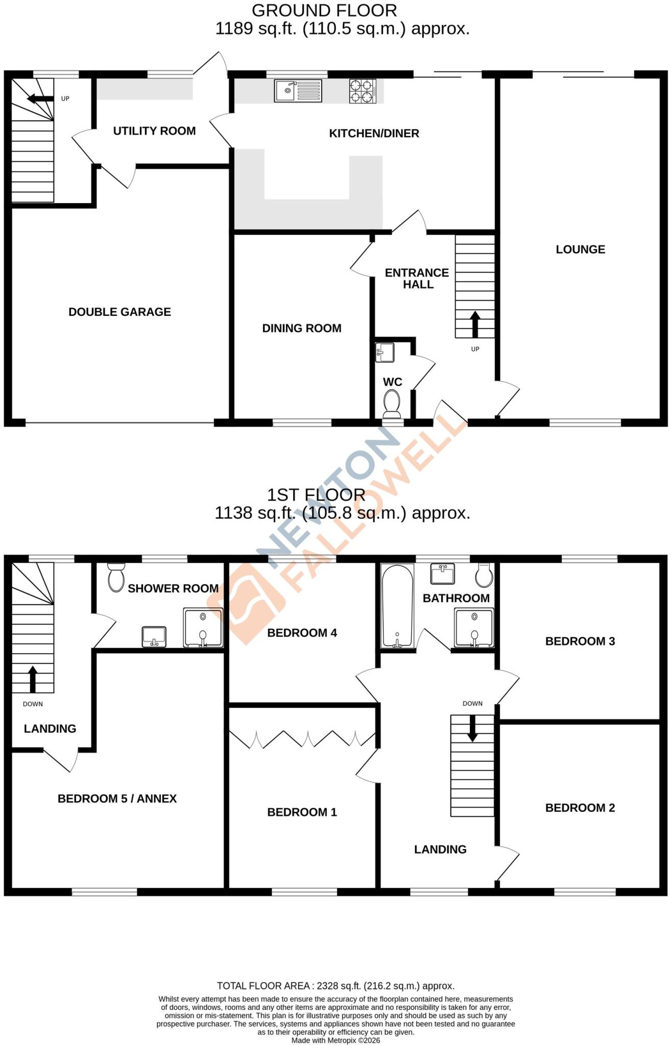 Queens Walk, Stamford, PE9 floorplan