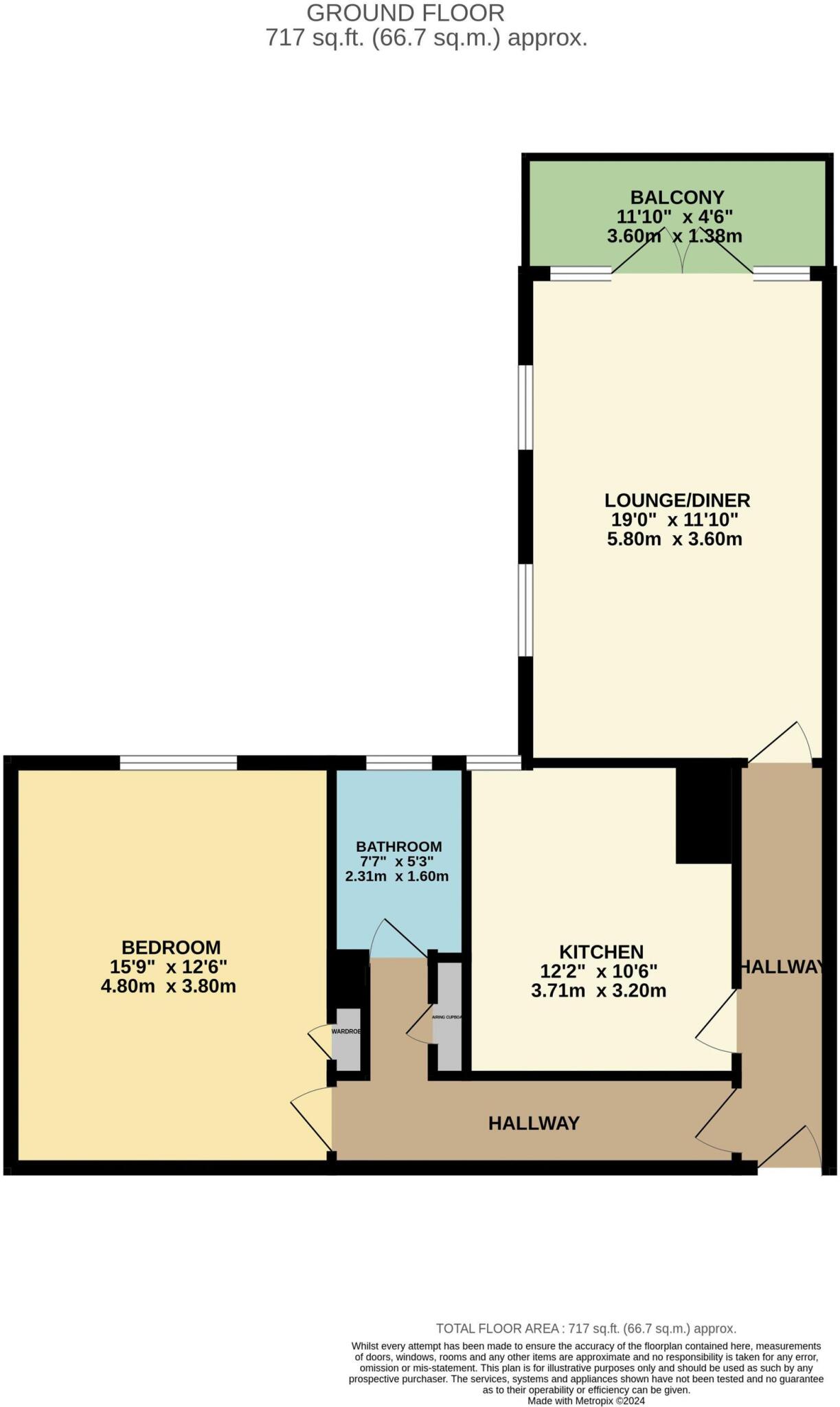 Sea Road, Boscombe, BH5 floorplan
