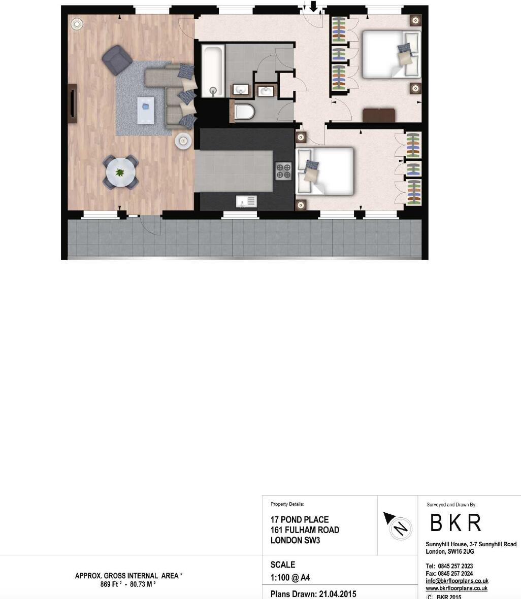 Fulham Road, London, SW3 floorplan