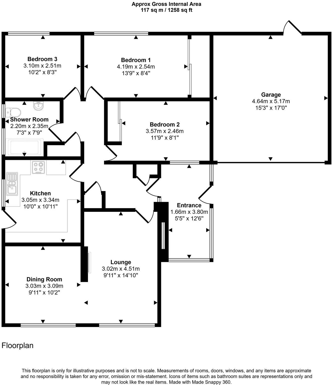 Heol Bodran, Abergele, LL22 7UW floorplan