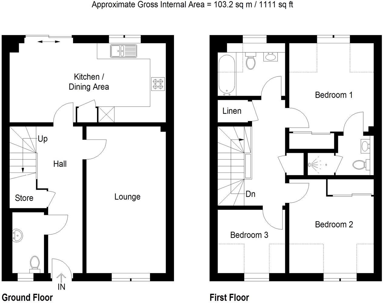 3 Aignish Drive, Inverness, IV2 6ET floorplan