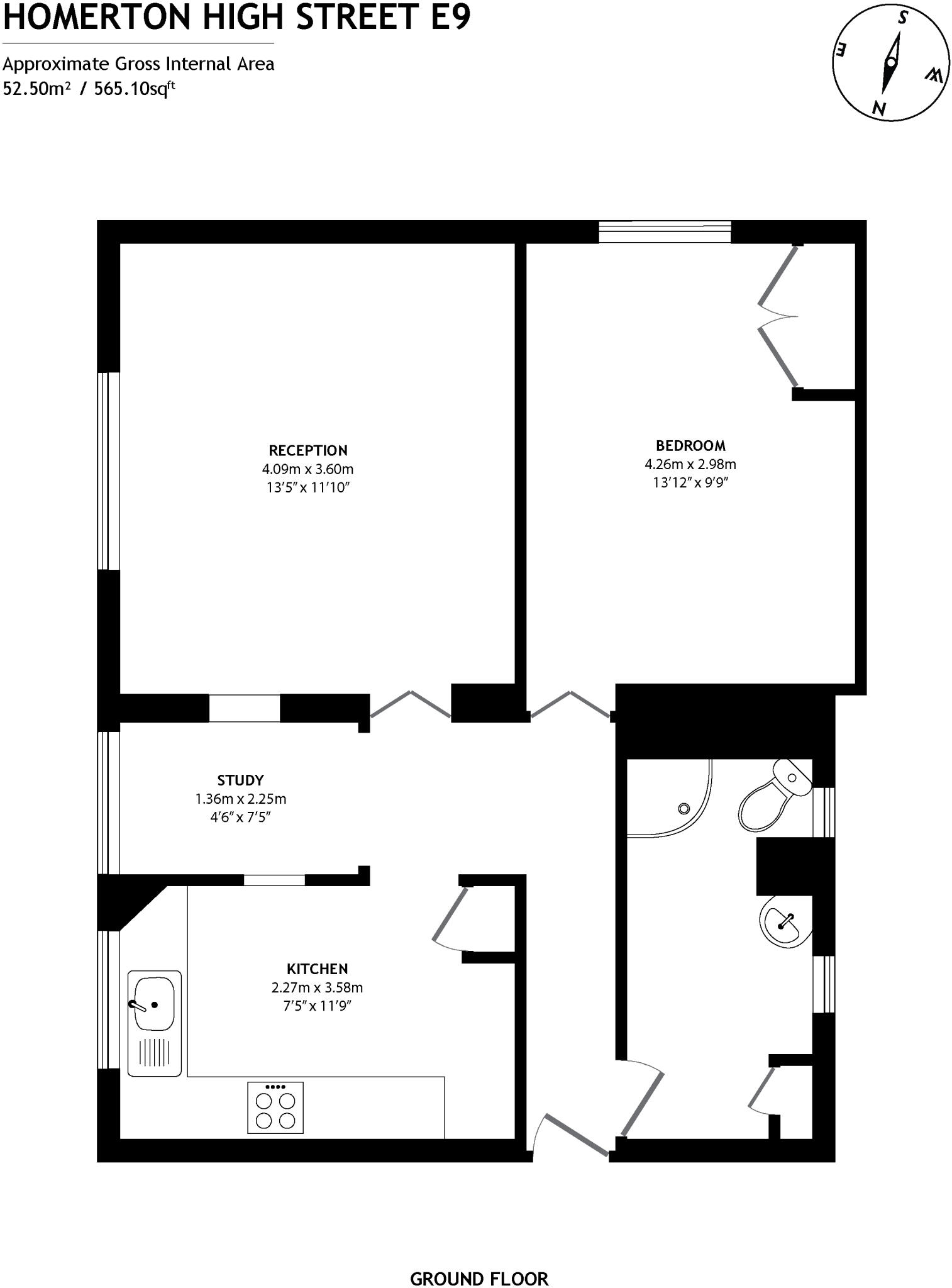 Homerton High Street, London, E9 floorplan