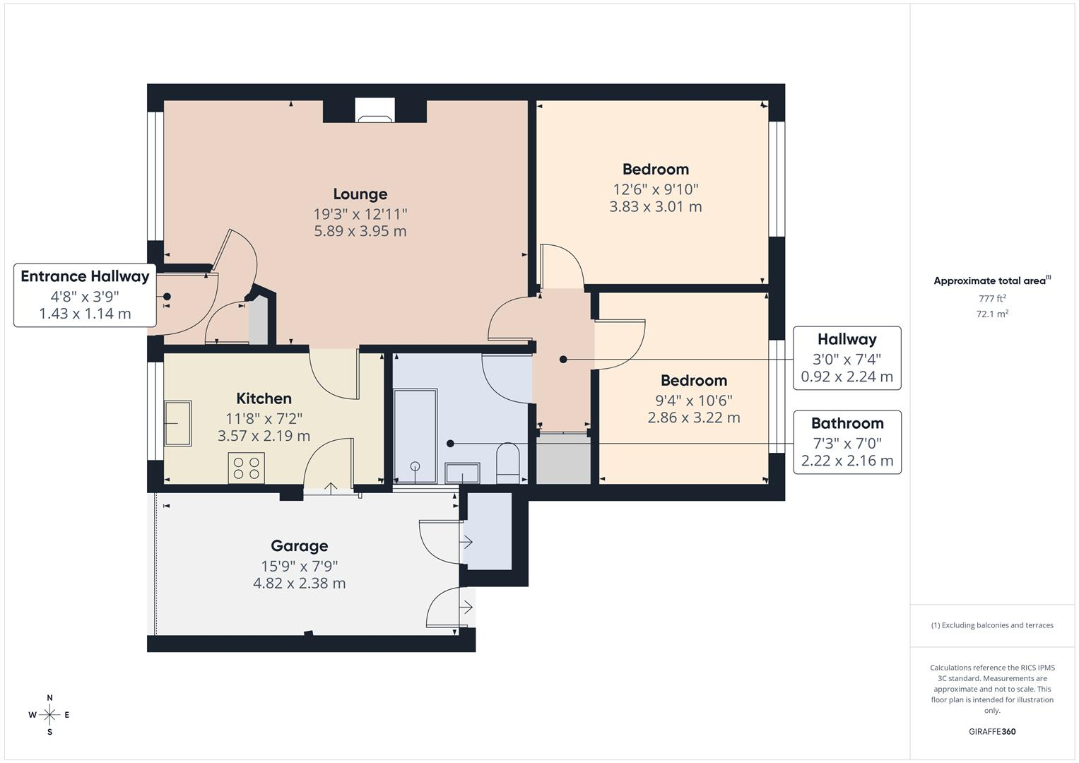 Langdale, Whitley Bay floorplan