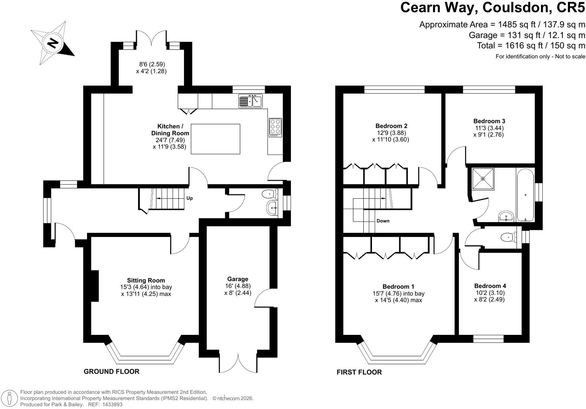 Cearn Way, Coulsdon, CR5 floorplan