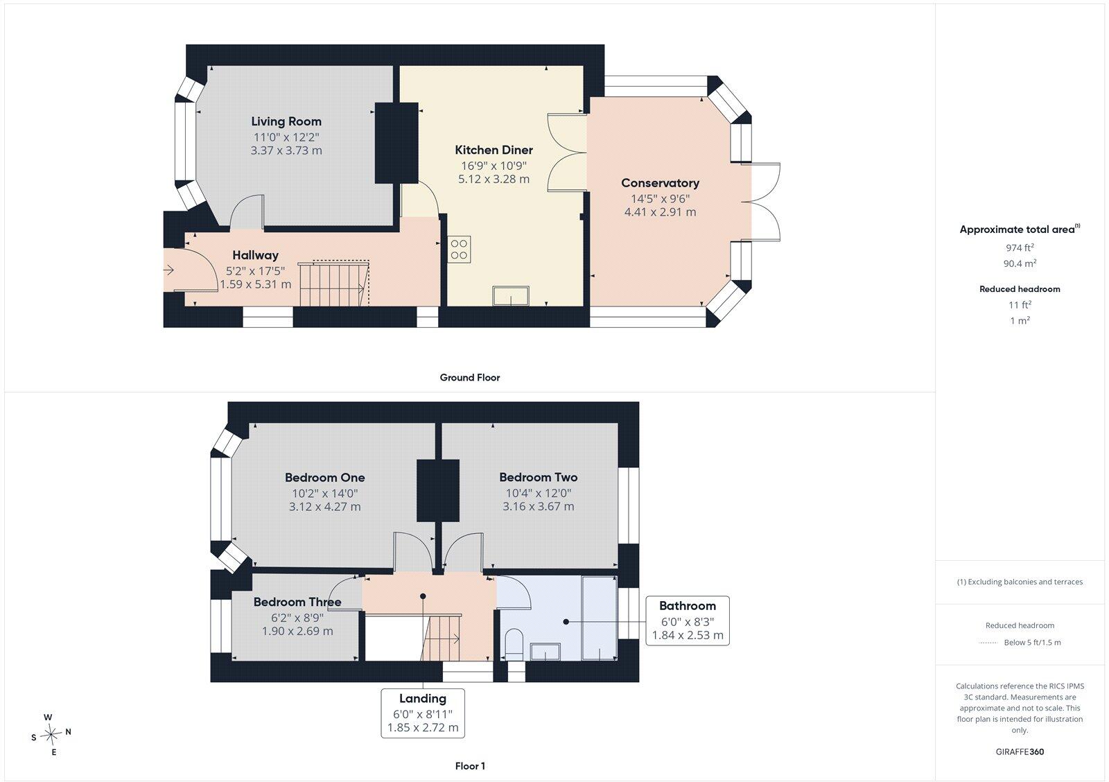 Clumber Road, Doncaster, South Yorkshire, DN4 floorplan
