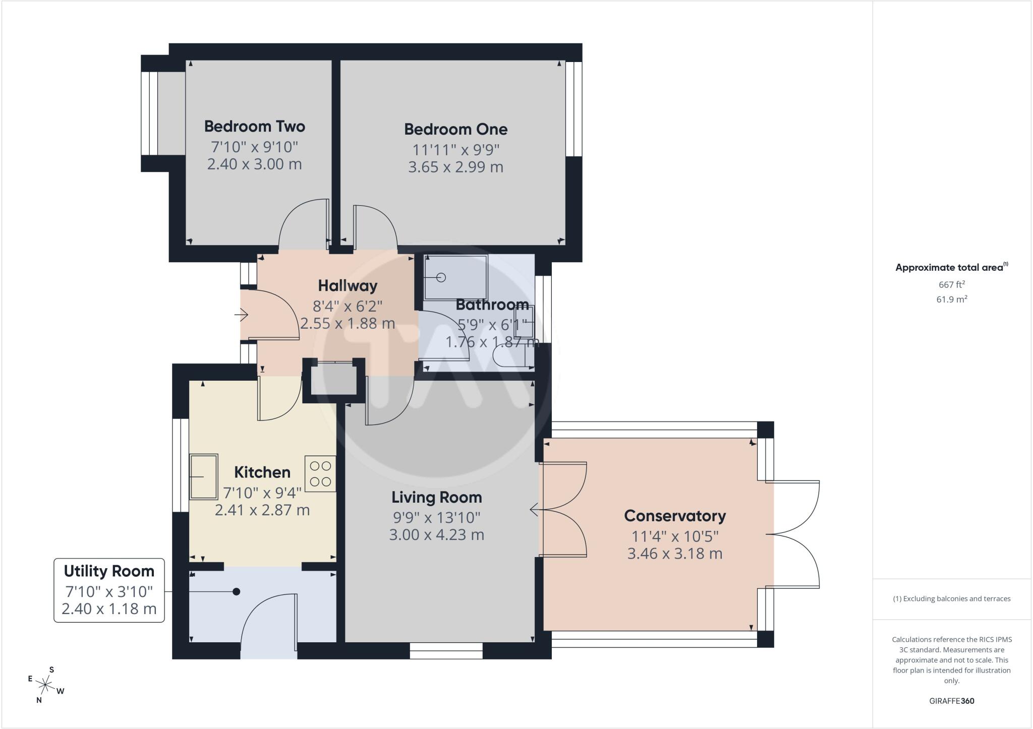 Wantage Gardens, Little Paxton, St. Neots, Cambridgeshire, PE19 floorplan