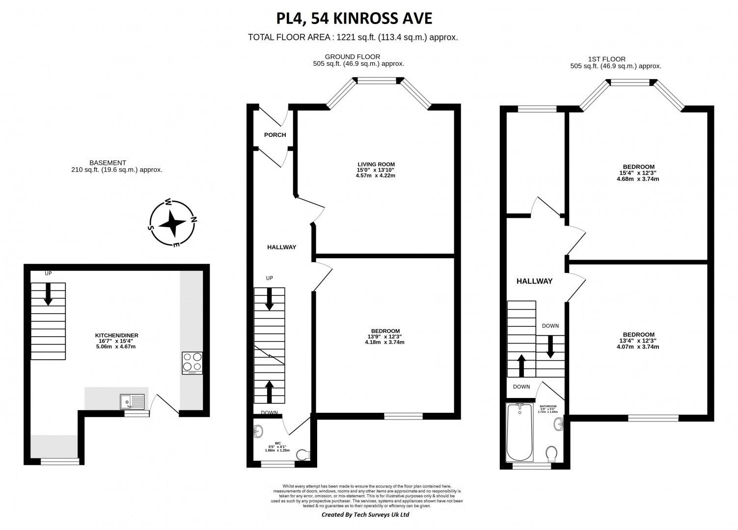 Kinross Avenue, Plymouth floorplan