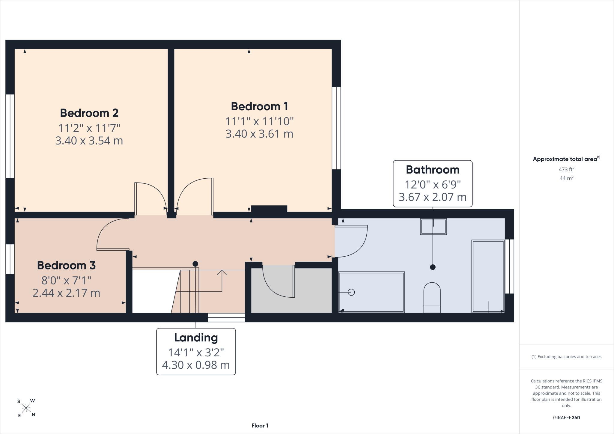 Carleton Crest, Pontefract, WF8 2QR floorplan