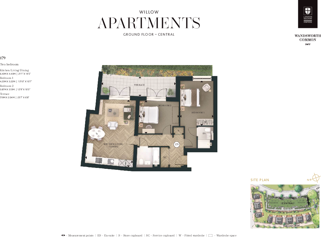 Bicknell Way,
London,
SW17 0FD floorplan