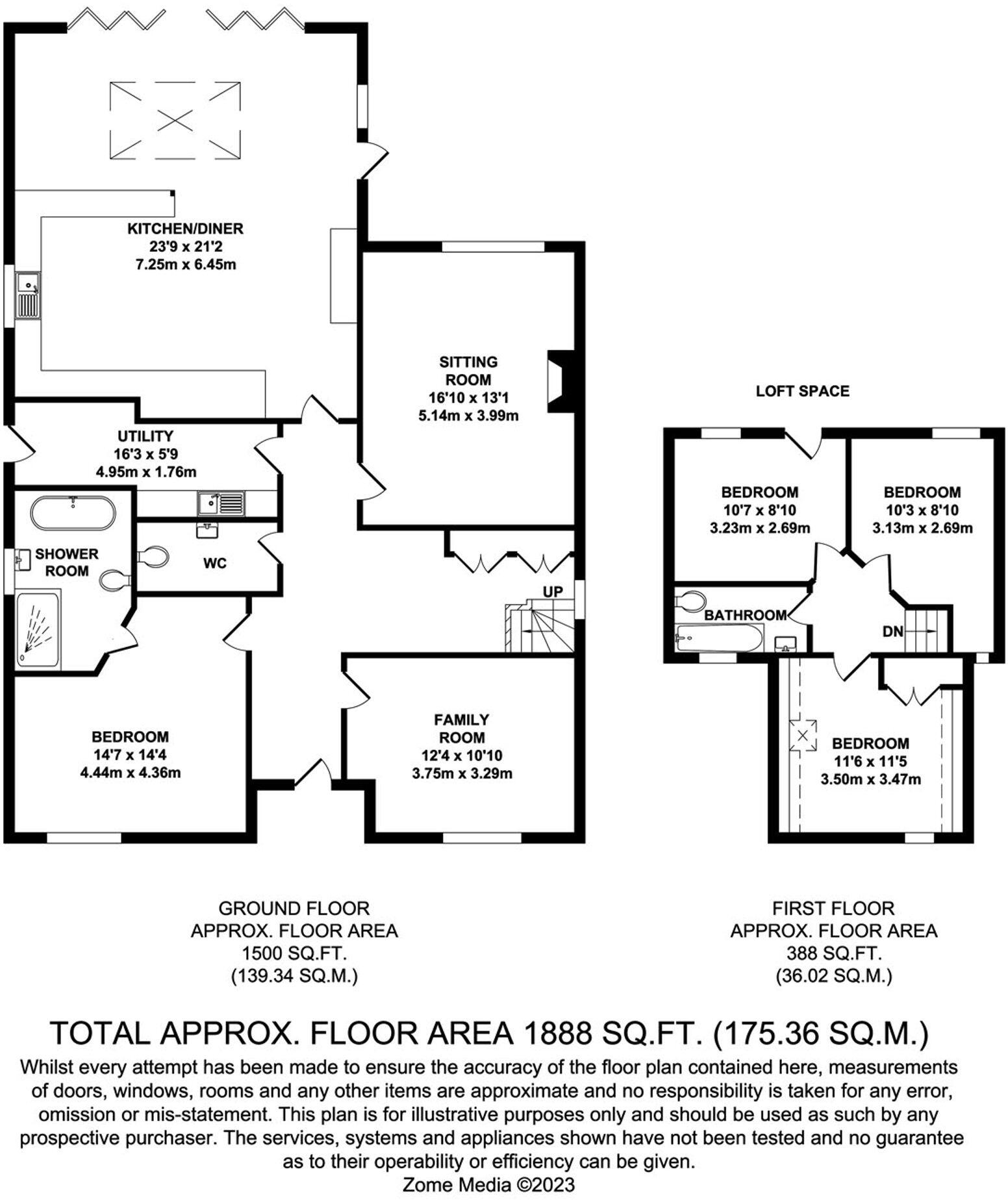 Copse Road, Hildenborough, TN11 floorplan