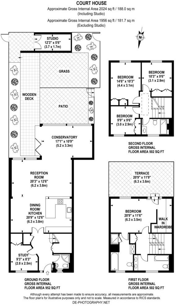 Court Close, St John’s Wood Park, London, NW8 floorplan