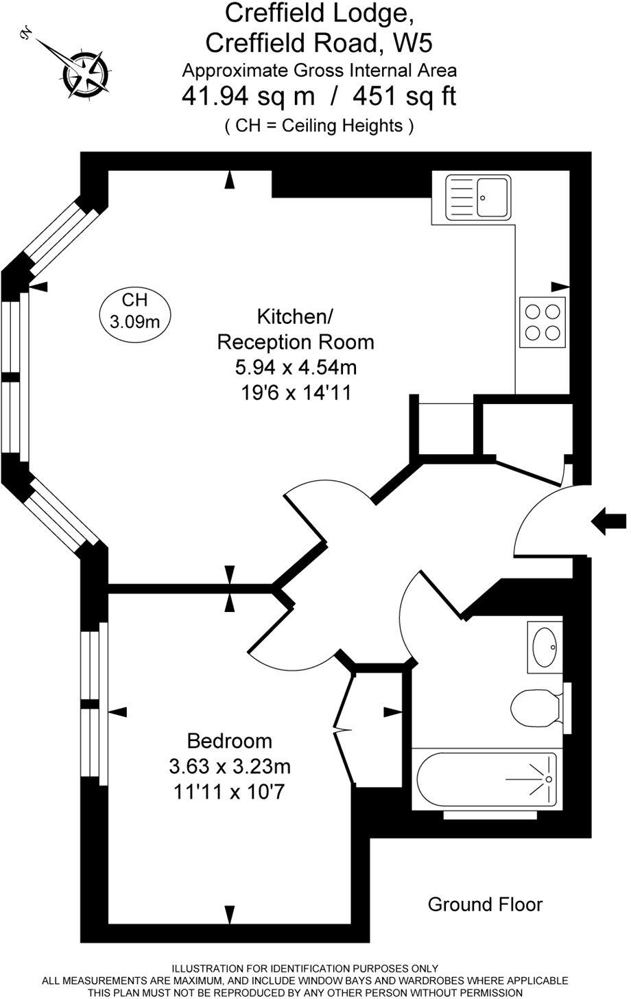 Creffield Road, London, W5 floorplan