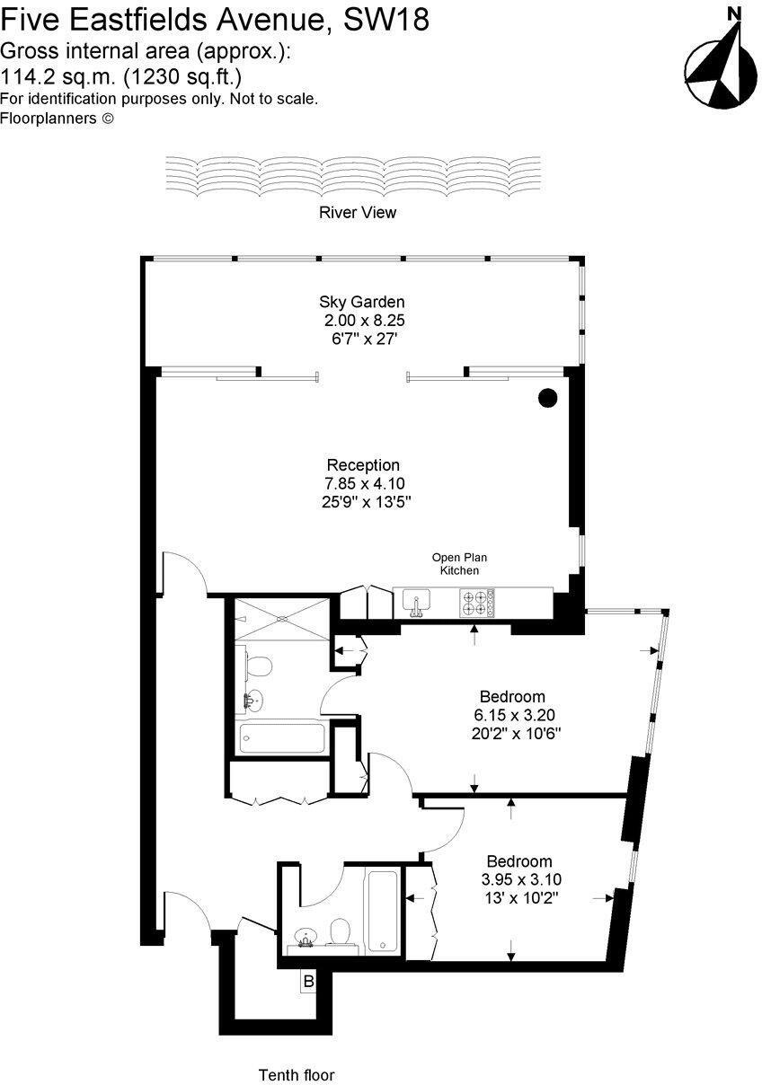 Eastfields Avenue, London, SW18 floorplan