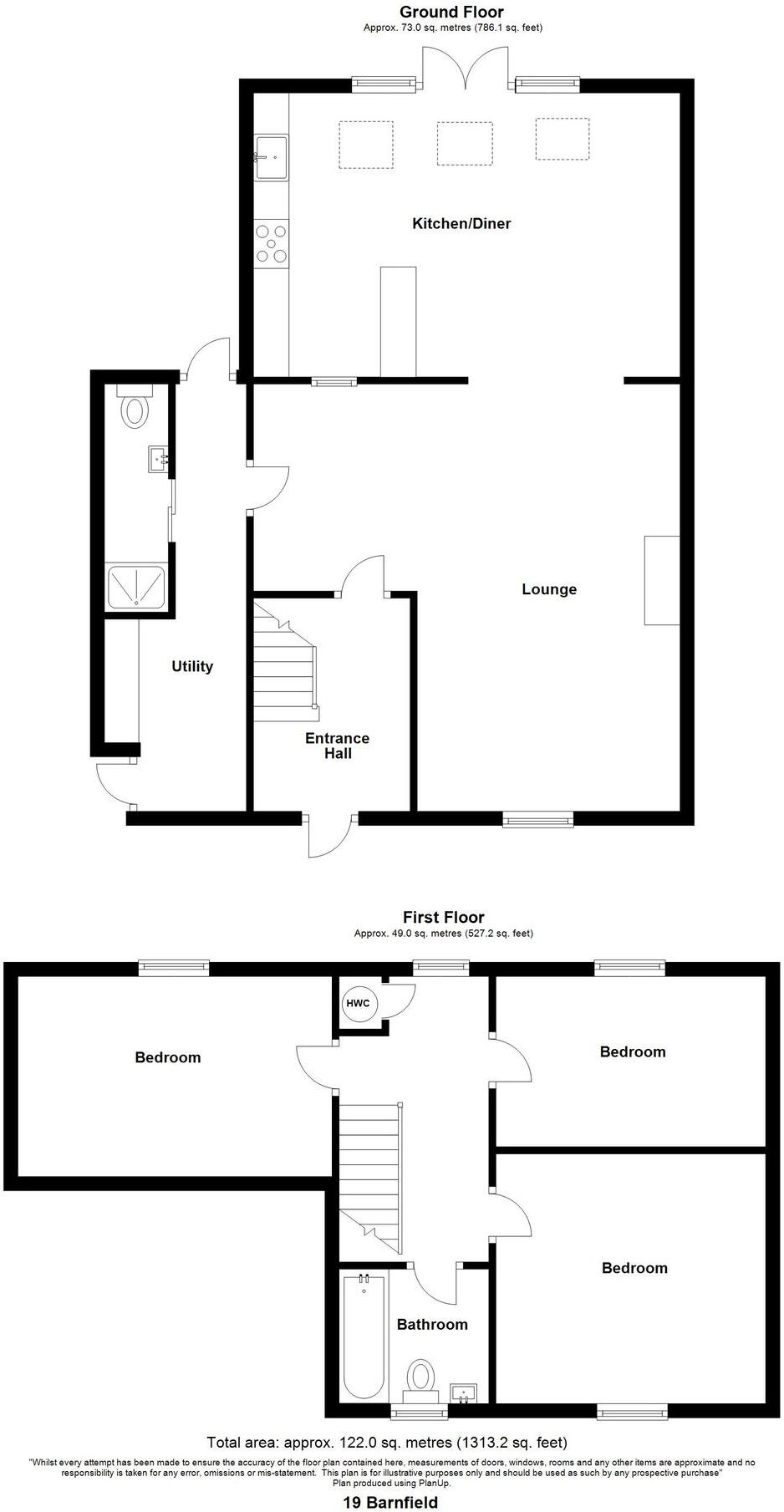 Barnfield, Hatfield Broad Oak, Bishop's Stortford, CM22 floorplan