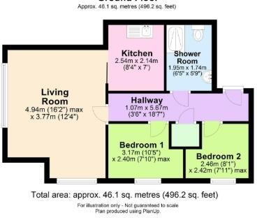 College Court, Quality Square, Ludlow, SY8 floorplan