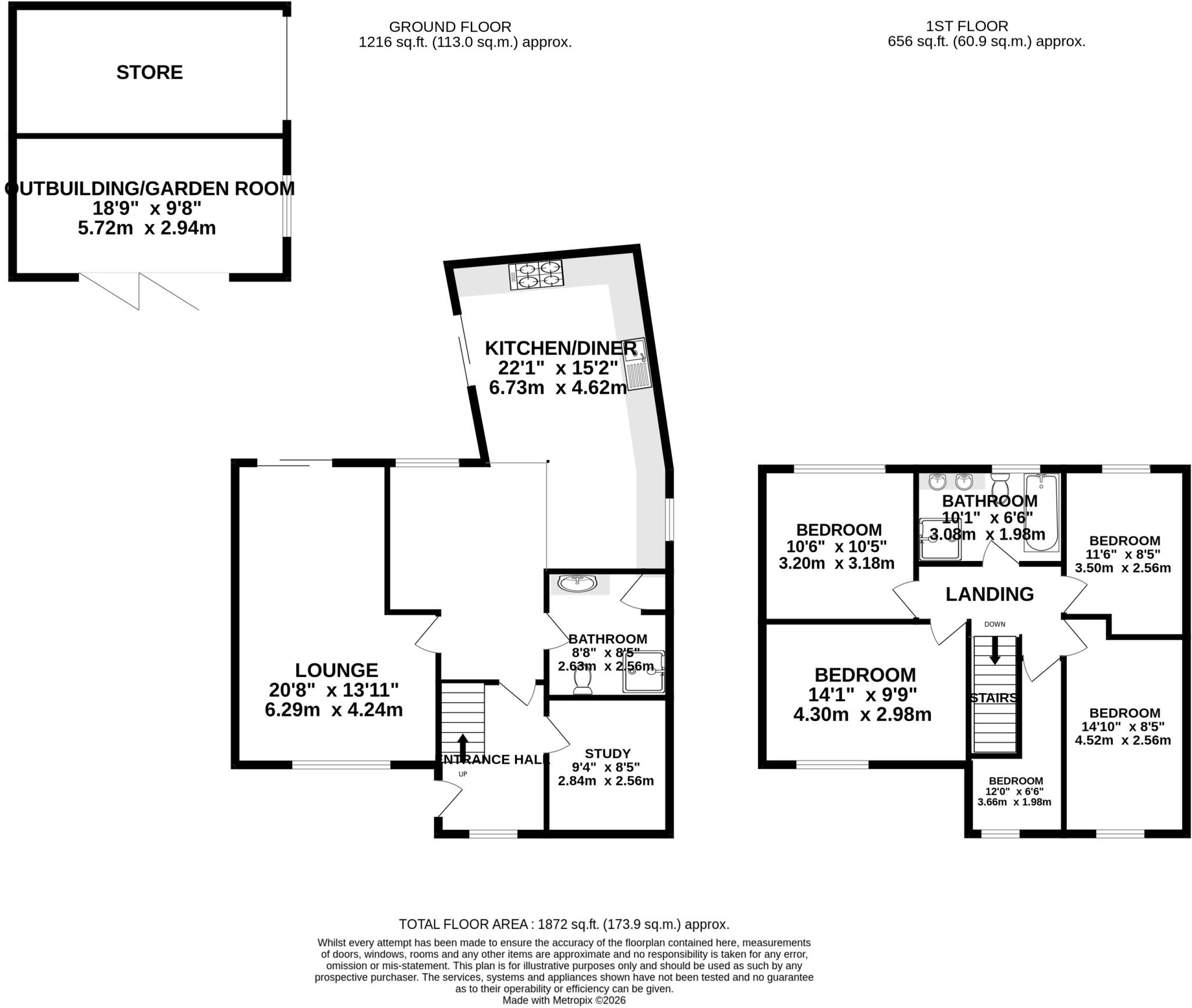 Green Lane, St. Albans, Hertfordshire, AL3 floorplan