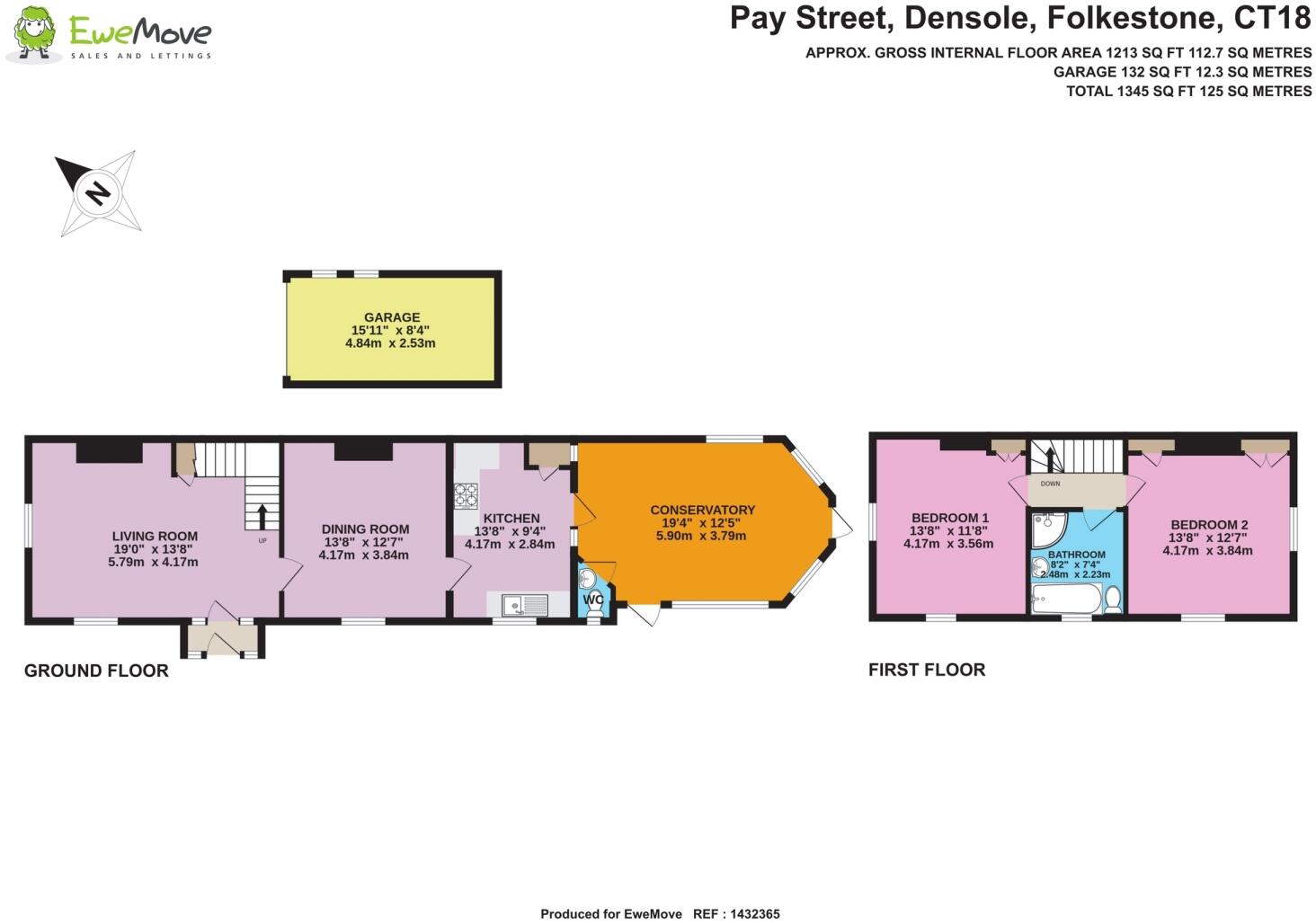 Pay Street, Densole, CT18 floorplan