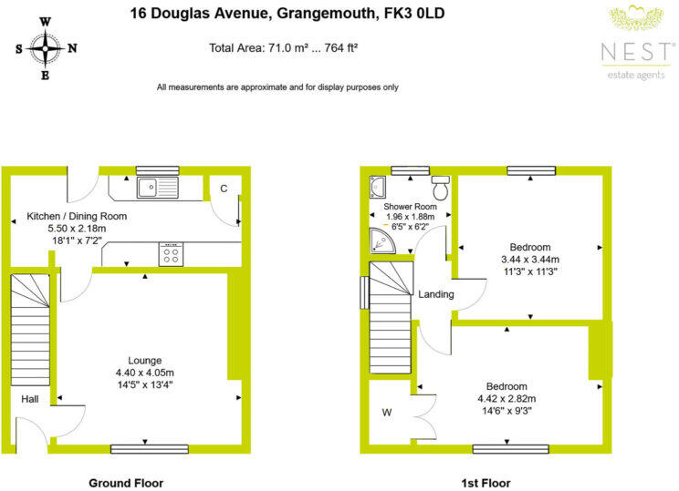 16 Douglas Avenue, Grangemouth, FK3 0LD floorplan