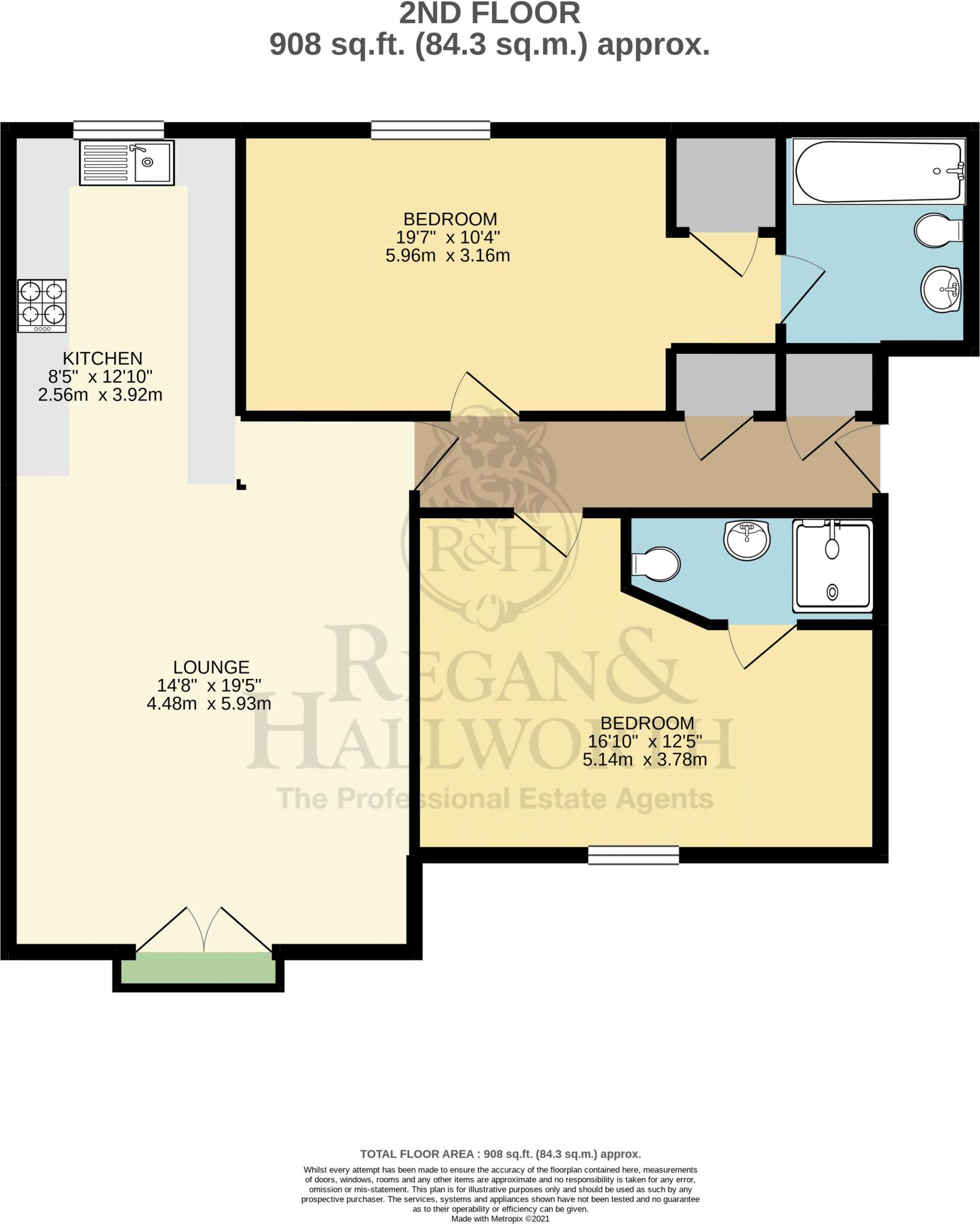 Campell Court, Mesnes Road, Whitley, WN1 2PJ floorplan