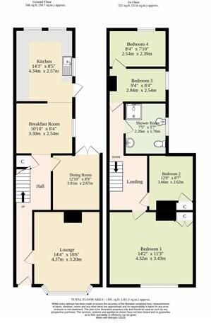 7 Priory Plain, Great Yarmouth, Norfolk NR30 1NG floorplan