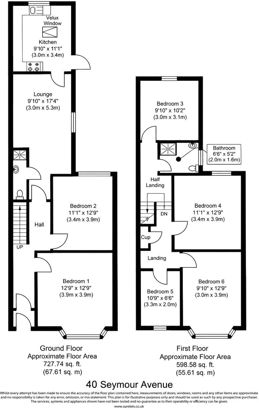 Seymour Avenue, Bishopston, Bristol, BS7 floorplan