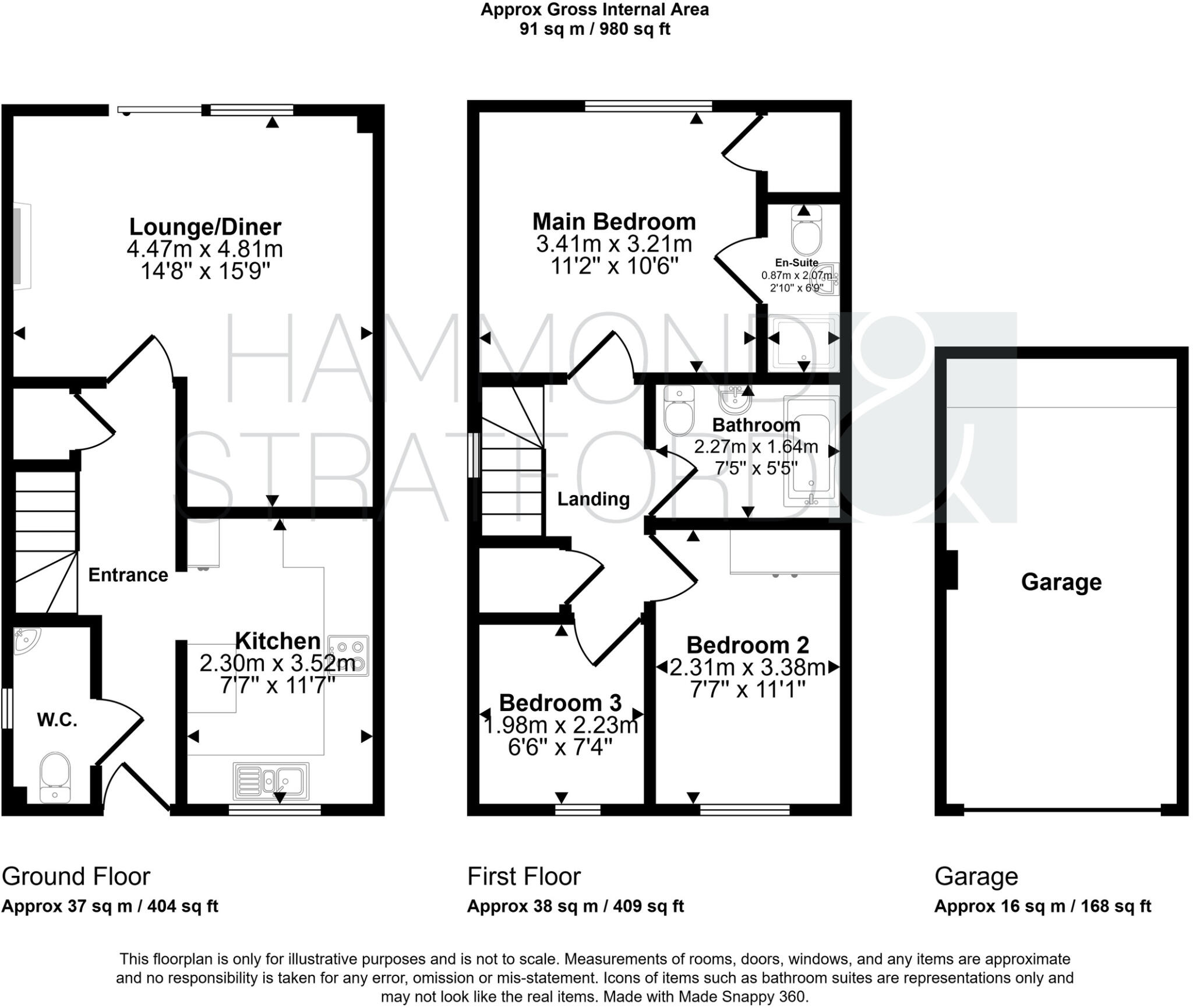 Chestnut Close, Swardeston floorplan