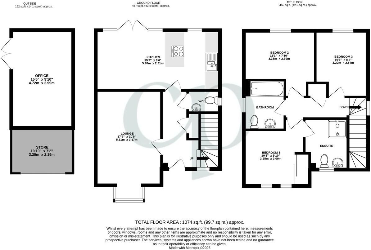 Rosebay Close, Ampthill, Bedfordshire, MK45 floorplan