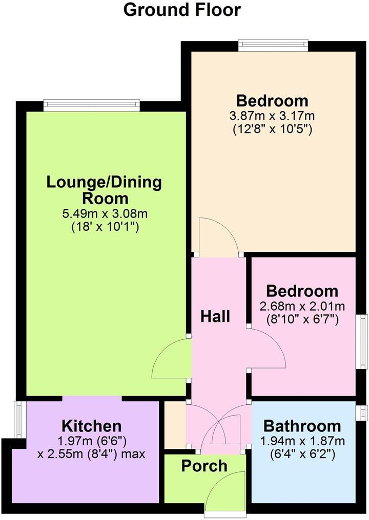 5 Britannia Court, 29, Britannia Road, Burbage floorplan