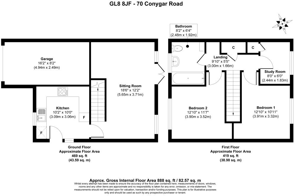 Conygar Road, Tetbury, Gloucestershire floorplan