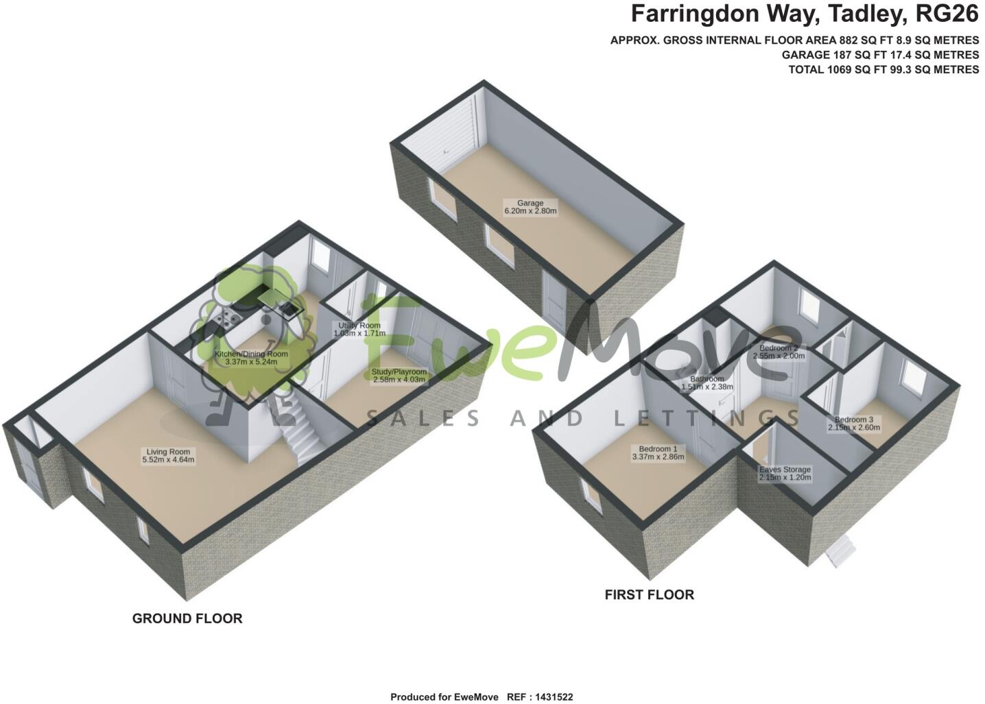 Farringdon Way, Tadley, Hampshire, RG26 floorplan
